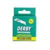 DERBY: SINGLE EDGE HALF BLADES *GREEN* (100'S)